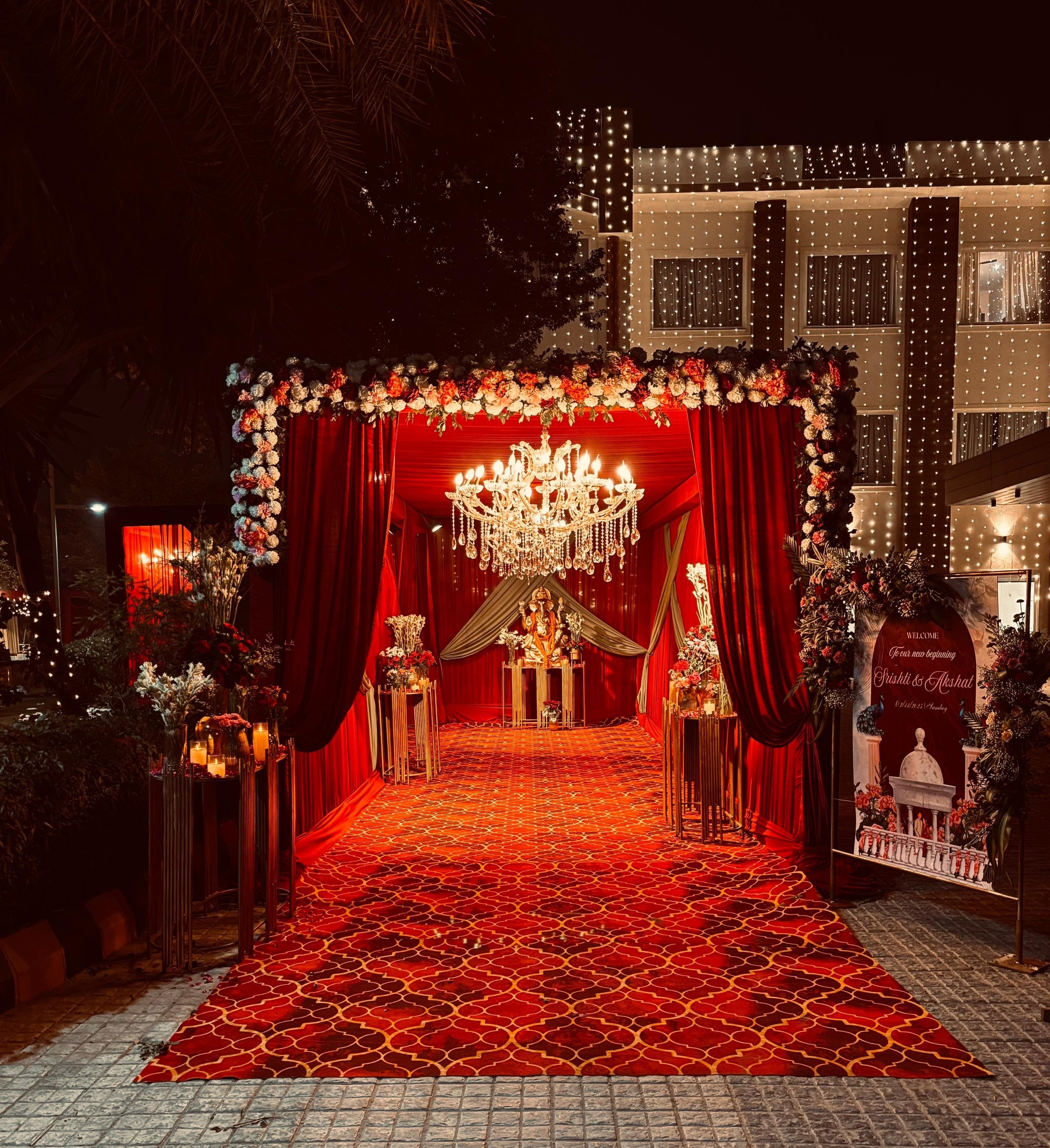 Wedding backdrop